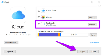 Impor Chrome Bookmarks untuk Safari 3