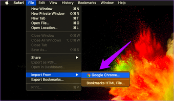 Nhập dấu trang Chrome cho Safari 6