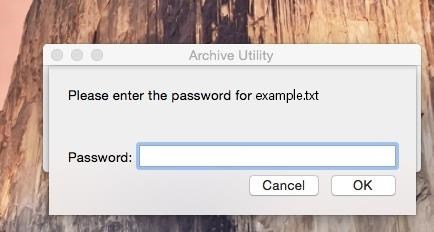 Cara Melindungi Kata Sandi File Zip di MacOS 5