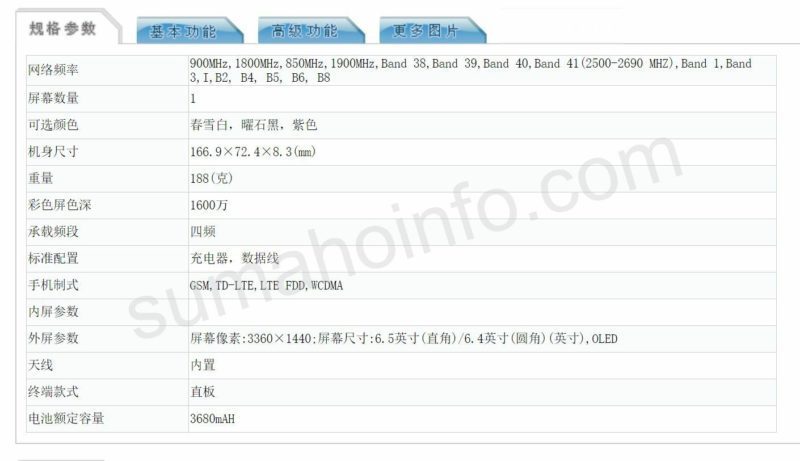 Spesifikasi dari Sony Xperia XZ4 sekali lagi terbuka 2