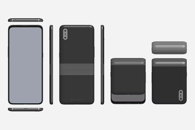 Dua ponsel lipat TCL bocor, termasuk clamshell seperti flip telepon 1