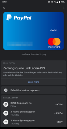Google Pay 2.96 menambahkan 5. mode gelap