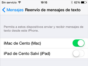iOS 8.1 memungkinkan pengiriman dan penerimaan SMS dari iPhone, iPad dan Mac 3