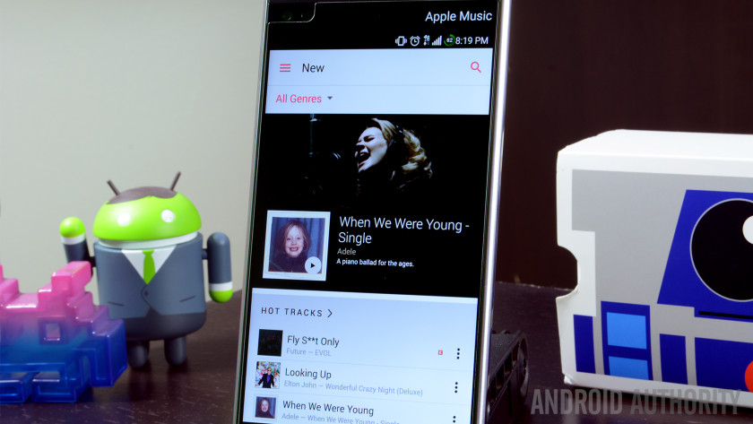 Android ile iTunes'u dinle Apple Müzik