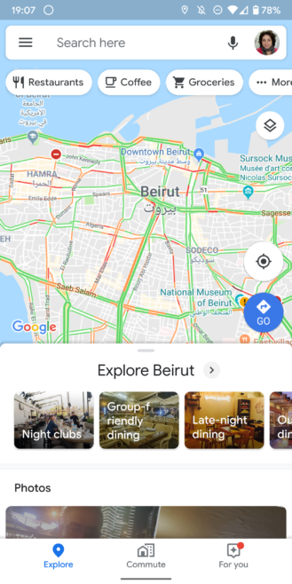 [Update: Resurrected with new look] Google Maps sedang menguji bilah gulir mengambang dari pencarian kategori 4