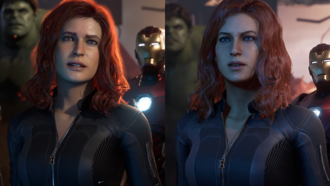 Grafik dari Marvel Bandingkan Avengers - Janda Hitam