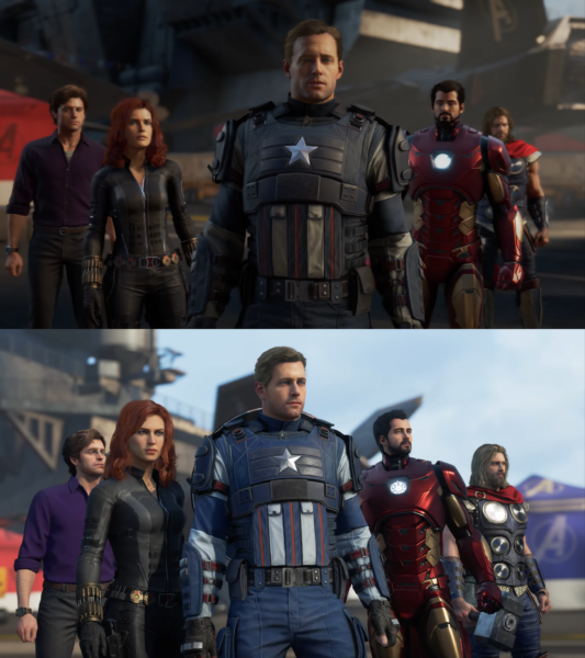 Program MarvelGameplay Avengers baru diperbarui dengan model karakter 1