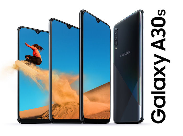Samsung Galaxy A50s dan A30s dengan tiga kamera dan pemindai sidik jari dalam layar diumumkan 2