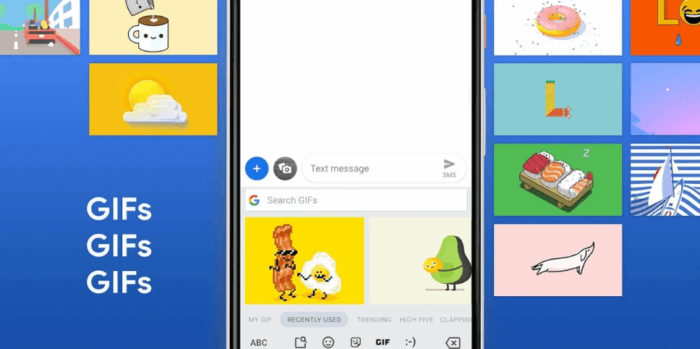 GIF untuk Mengirim SMS di Android: Di mana Mendapatkan dan Cara Mengirimnya 6