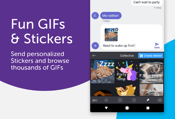 Android'de SMS göndermek için GIF: nereden alınır ve nasıl gönderilir 9