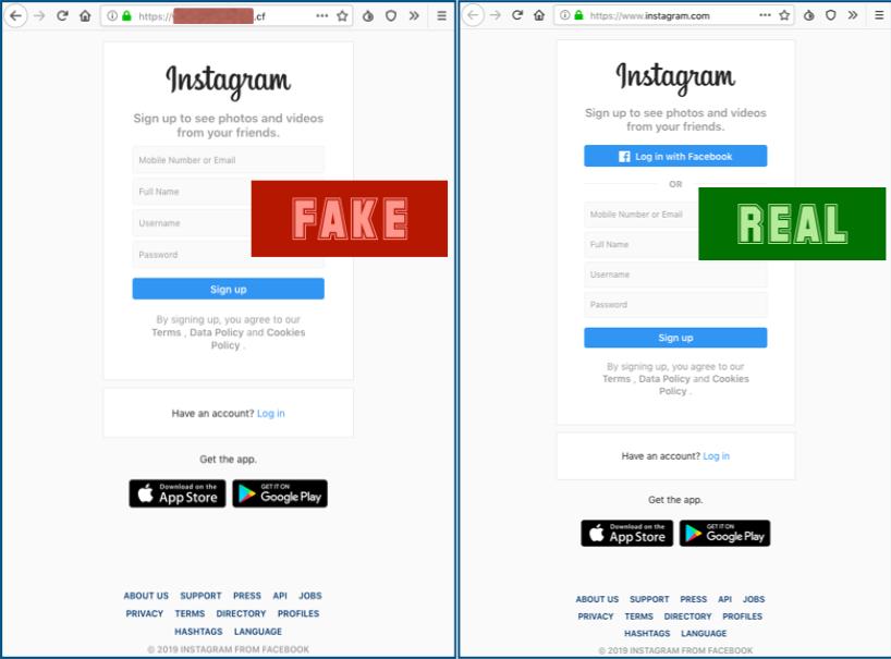 Новая фишинговая атака украла ваши данные и аккаунт в Instagram 2