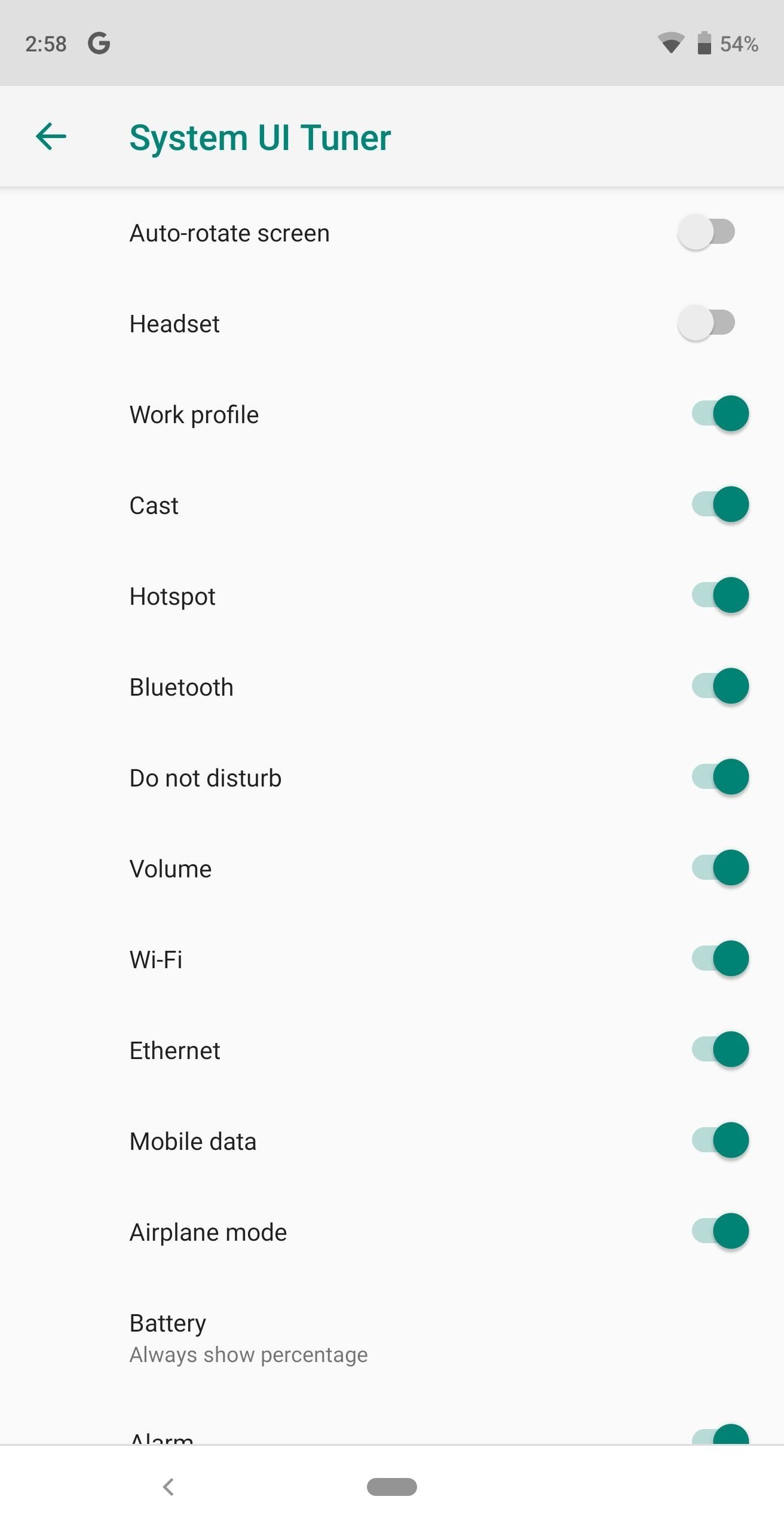 Cara Mengaktifkan System UI Tuner di Android 9.0 Pie untuk Menghapus Ikon Status Bar
