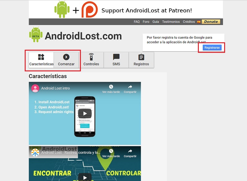 aplikasi androidlost untuk menemukan ponsel Anda