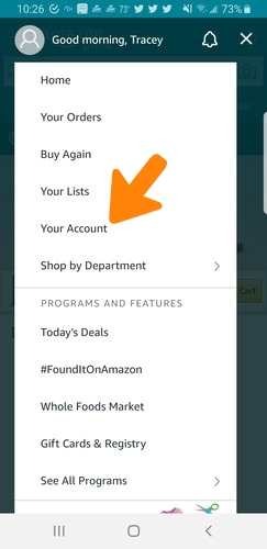 Web do Android para Kindle Amazon        Sua conta