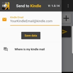 Web Android untuk Kindle Memasuki Kindle Surel