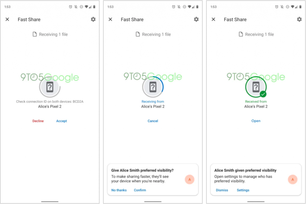Fast Share akan menjadi nama penerus Android Beam untuk mentransfer file antar perangkat 3