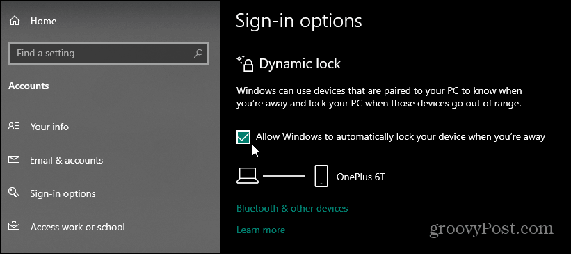 Bagaimana cara menggunakan Windows 10 Kunci Dinamis untuk Mengamankan PC Anda 1