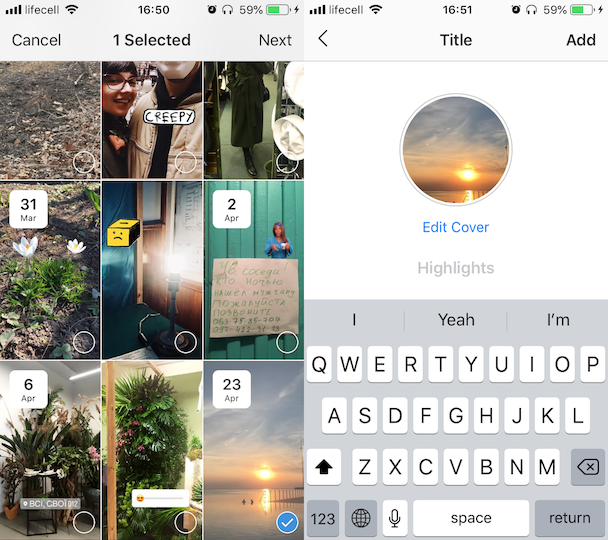 Bagaimana cara menyimpan Instagram Cerita dari arsip Anda