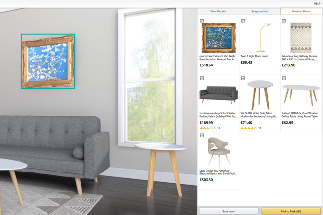 Amazon intro Amazon Showroom - ruang virtual tempat Anda dapat melihat potensi pembelian peralatan rumah tangga 1