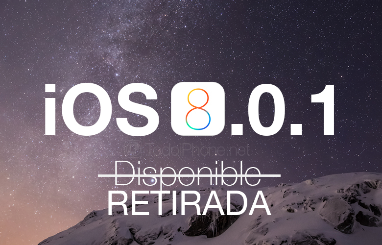 iOS 8.0.1 untuk iPhone dan iPad, diterbitkan dan dihapus dengan cepat 2