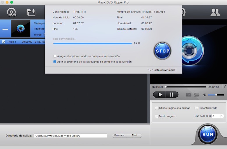 Cách sao chép DVD trên máy Mac để xem trên iPhone bằng WinX DVD Ripper Mac miễn phí 7