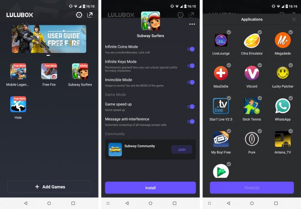 Cuplikan layar Lulubox untuk Android / 