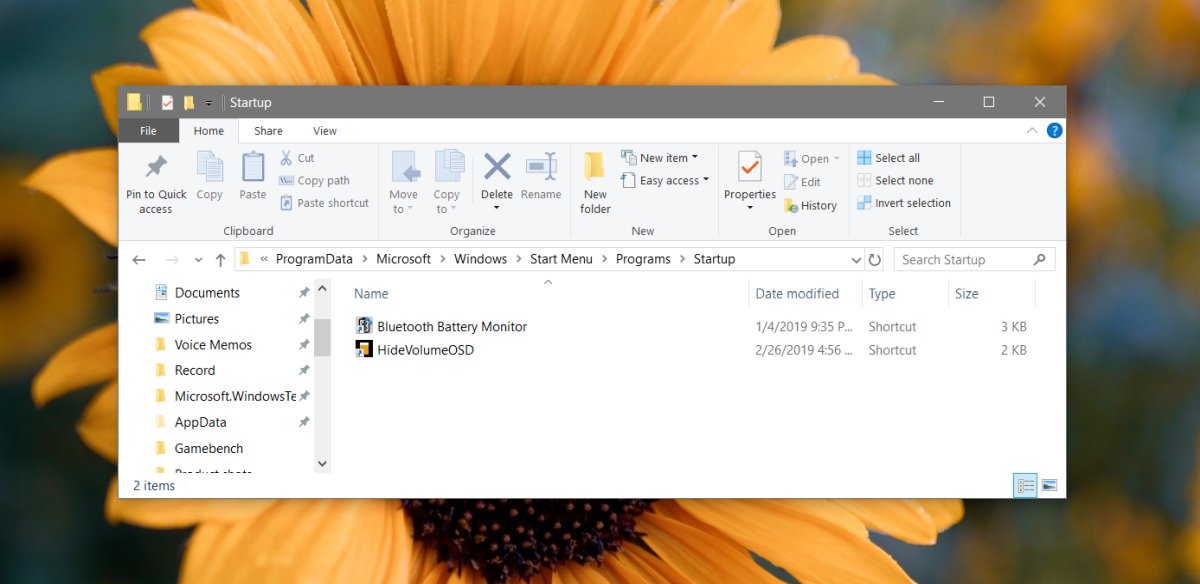 Cómo agregar elementos a la carpeta Inicio en Windows 10 2