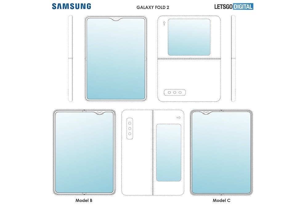 Samsung Galaxy Fold    2 Вы получаете больше возможностей дизайна, потому что есть больше патентных поверхностей 1