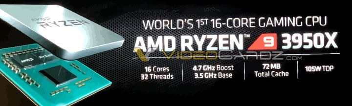 Leak Mengungkap AMD Ryzen 9 3950X - Prosesor 16-core Pertama Untuk Gamer - gambar # 2