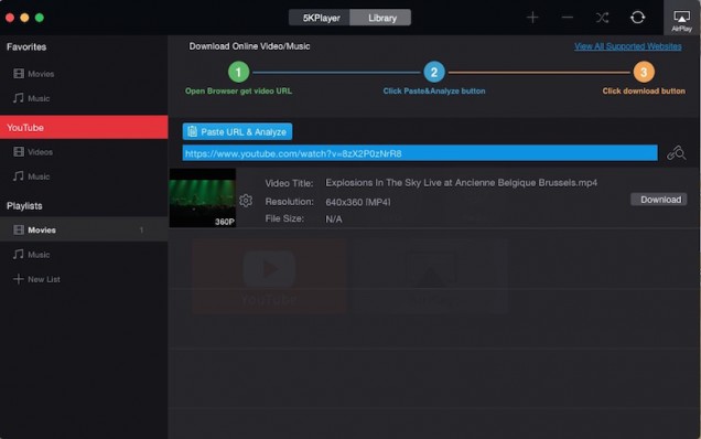 5KPlayer, gunakan AirPlay untuk memutar musik dan video dari iPhone Anda di Mac atau PC Anda 6
