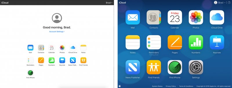 Apple memperkenalkan antarmuka iCloud yang didesain ulang di web dalam versi beta 2