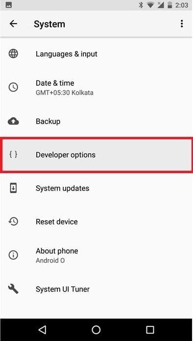 Aktifkan opsi pengembang, mode debugging USB, dan pemberdayaan OEM pada perangkat Android 3
