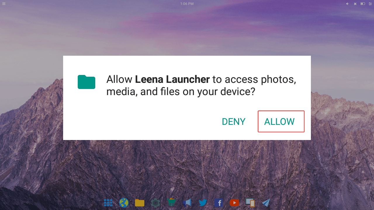 Menggunakan Leena Desktop UI
