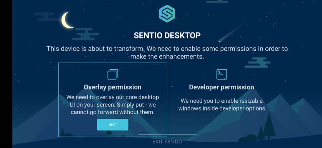 Menggunakan Sentio Desktop