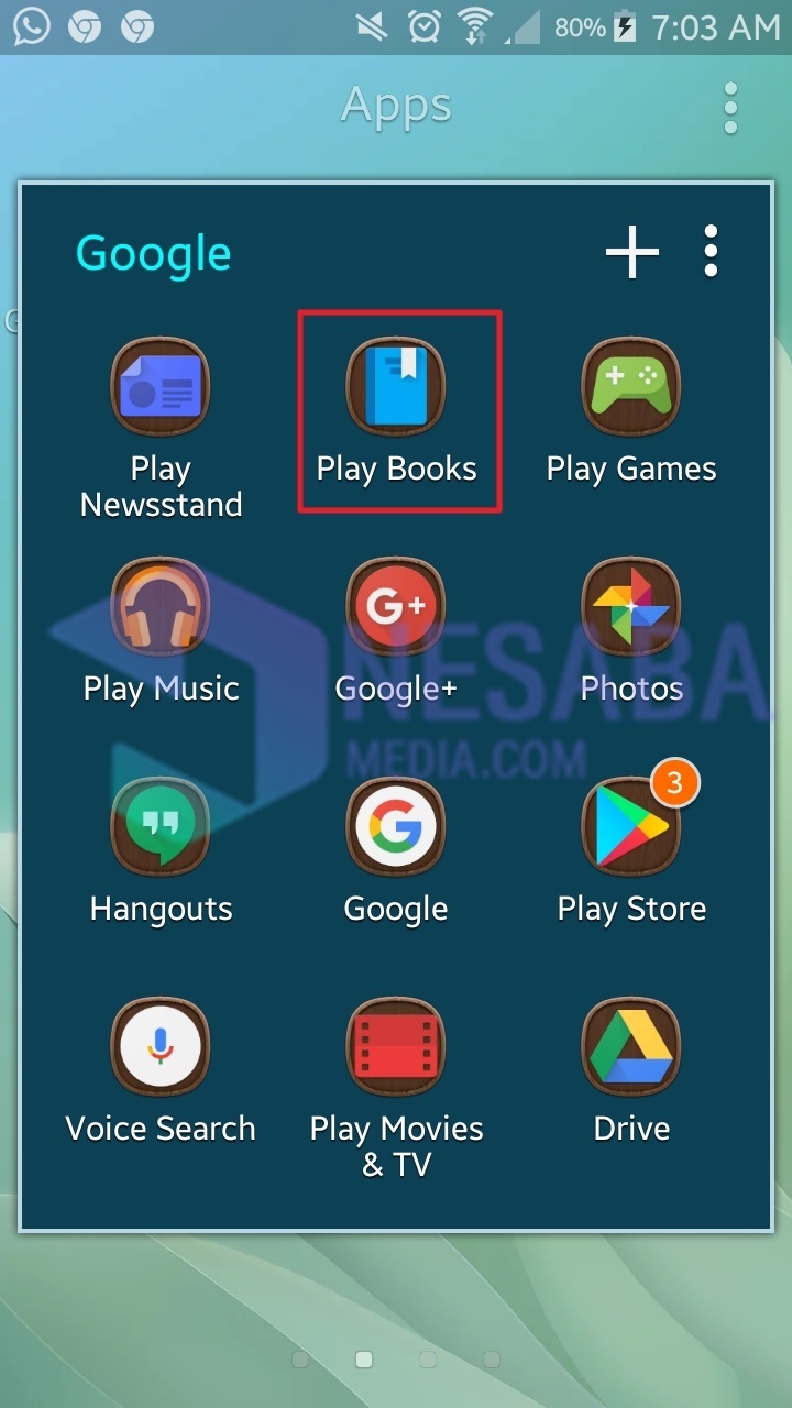 cara download buku di Google Book lewat Android