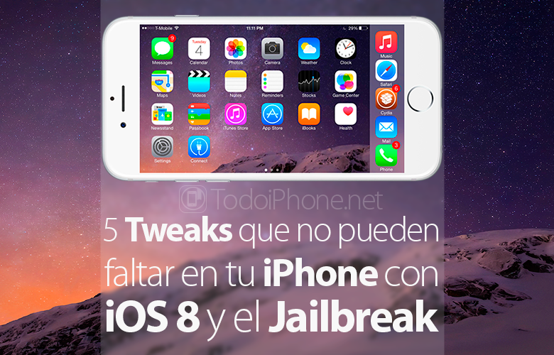 5 Tweak yang tidak dapat hilang di iPhone Anda dengan iOS 8 dan Jailbreak 2