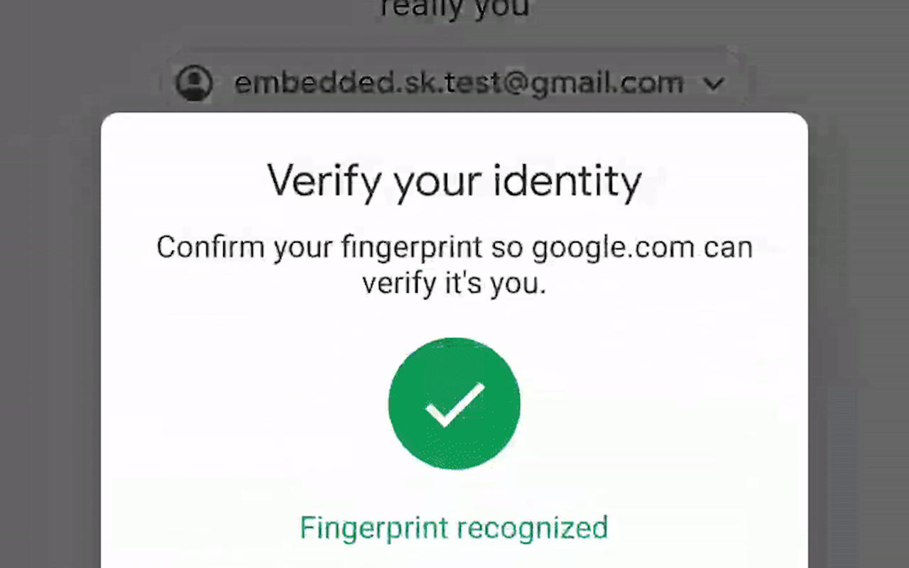 Akun Google sekarang menerima otentikasi sidik jari di Android