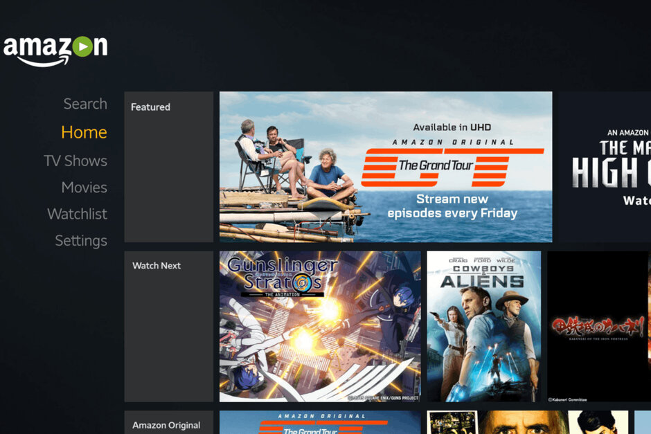 Amazon Prime Video for Android TV won