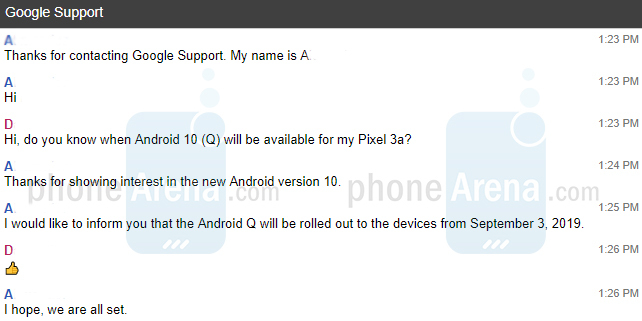 Tanggal peluncuran Android 10
