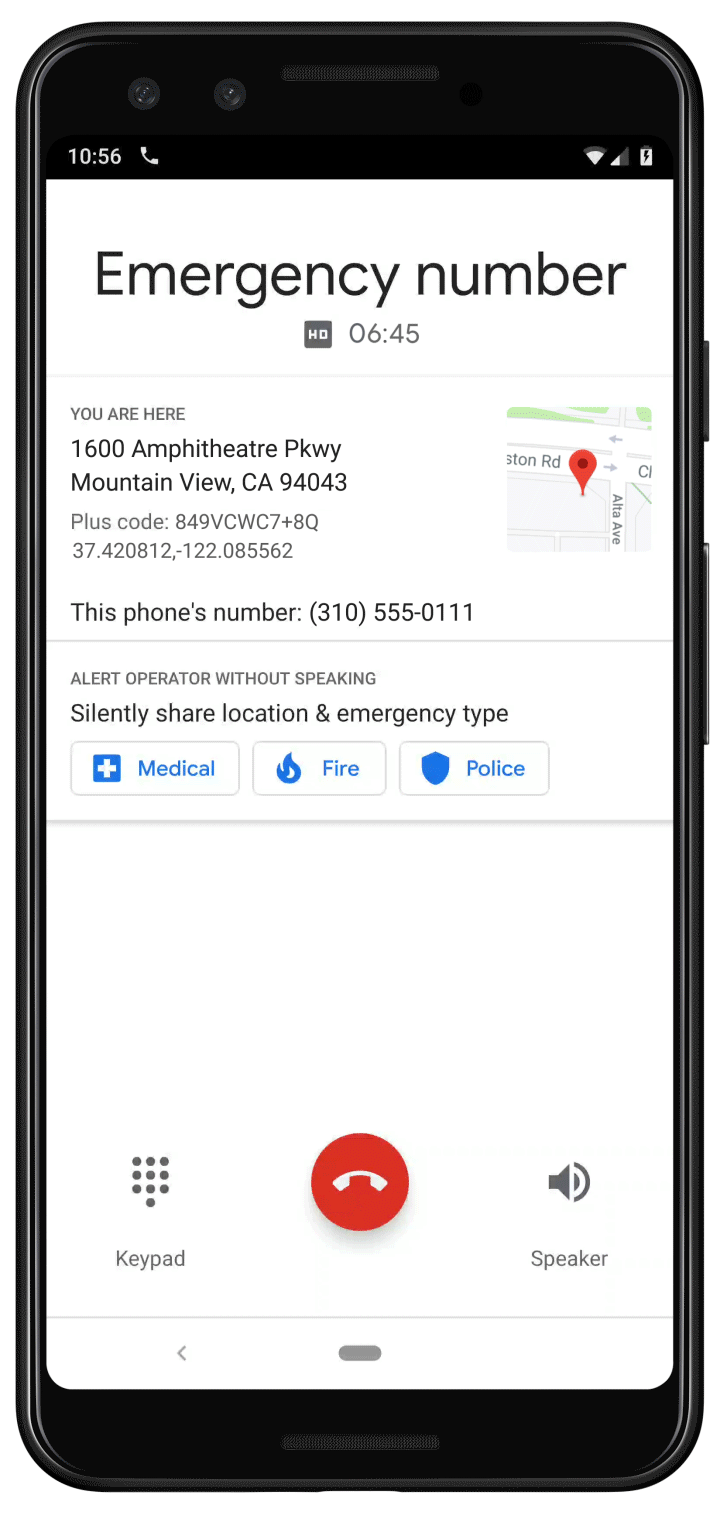 Aplikasi Telepon Google untuk Android mendapatkan panggilan darurat satu ketukan 2