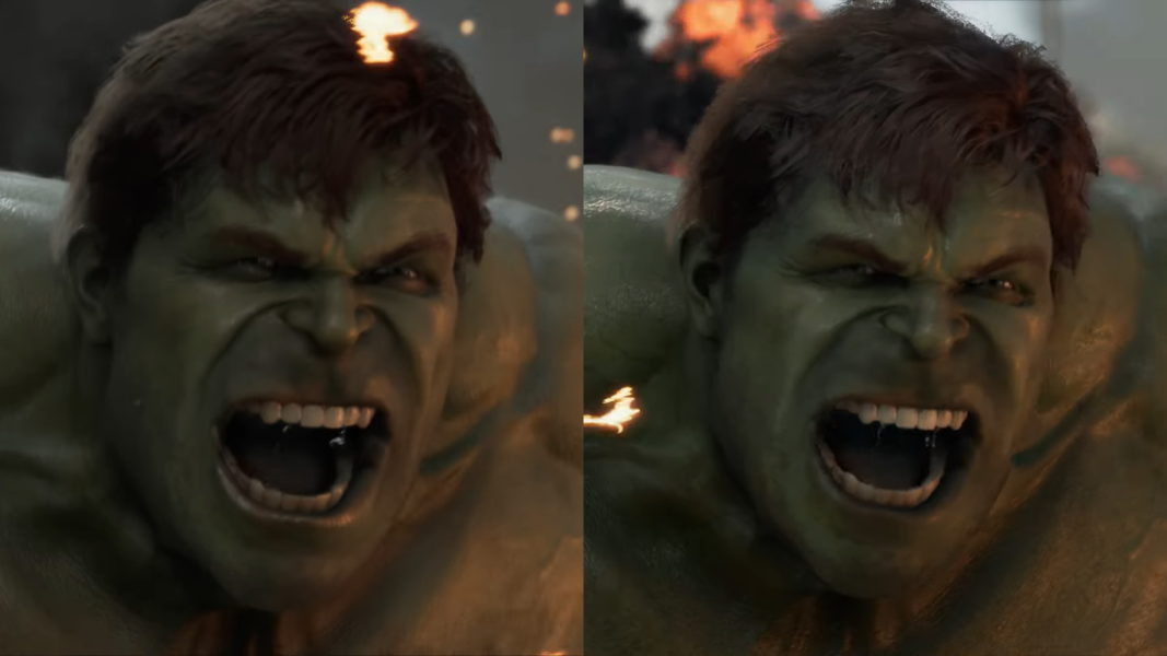 Tangkapan layar dari Marvel dari game Avengers: Hulk
