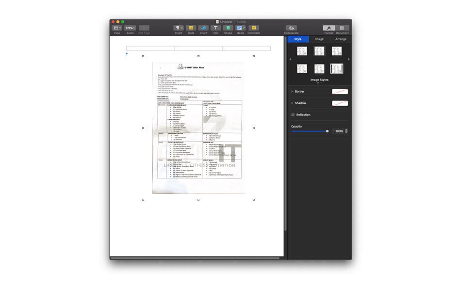 Pindai dokumen di Mac dengan iPhone