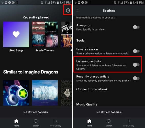 Spotify Activityandroid