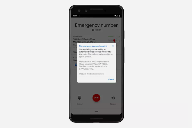 Cara kerja fitur text-to-speech darurat Google di ponsel Pixel 1