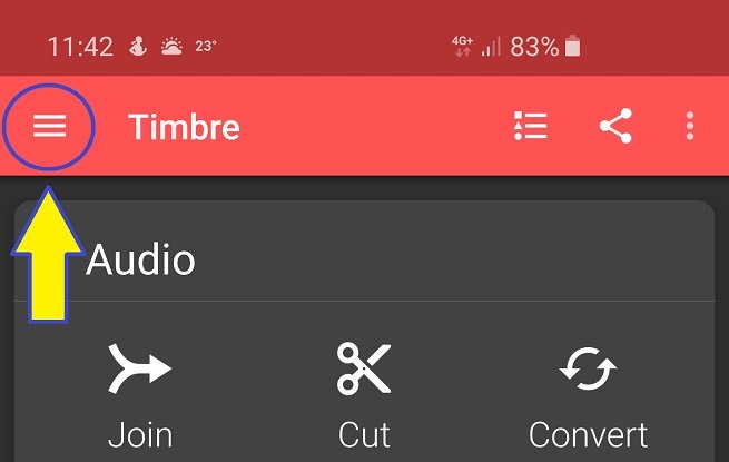 Tangkapan layar - Cara memotong audio di Android