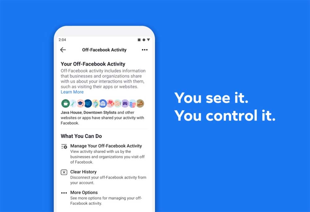 Cara mencegah aplikasi mengumpulkan data Anda melalui Facebook