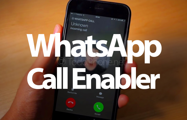 Cara mengaktifkan panggilan WhatsApp di iPhone dengan Jailbreak 2
