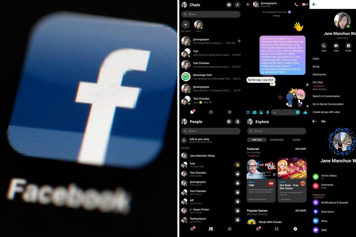 Facebook menguji 'Mode Gelap' Messenger BARU untuk mengirim pesan teks di malam hari - cara menemukannya