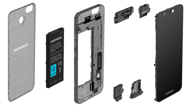 Sifat modular dari Fairphone 3