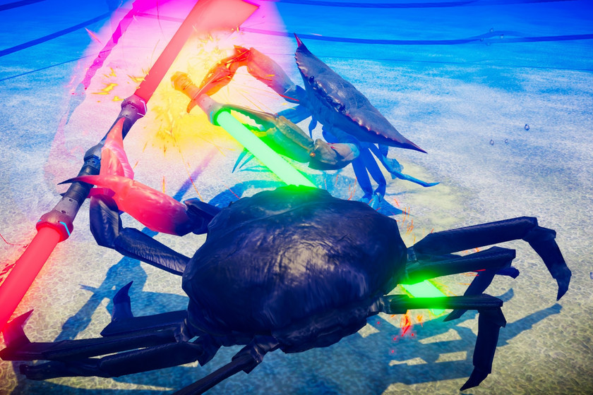 Fight Crab, game pertarungan dengan kepiting keras yang dipersenjatai, memasuki fase akses awal